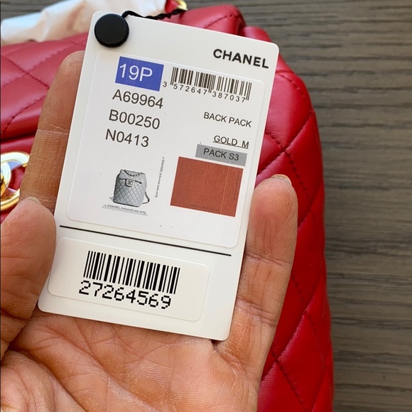 Brand New Red Chanel Backpack - Picture 3 of 8